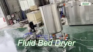 11Kw Ce Fbd Pharma Machine Chemicals Fluidized Bed Dryer Pharmaceutical Use