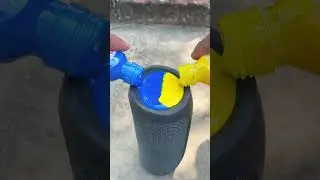 Blue and yellow color test