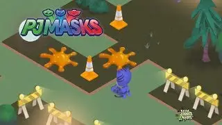 Collect the golden amulets! | PJ Masks: Super City Run By Entertainment One