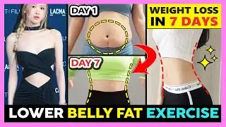 🔥 UNTERES BAUCHFETT IN 7 TAGEN VERLIEREN | VERBRENNEN SIE DAS UNTERE BAUCHFETT-WORKOUT