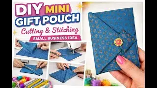 Mini post pouch cutting and striching process