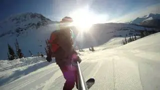 Go Pro ski pole mount Whistler/Blackcomb.MP4