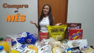 ASMR CASEIRO COMPRA DO MÊS 🛒💲