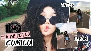 UM DIA DE FOTOS COMIGO: PRODUÇÃO, LOOKS, LOCAIS, APPS, COMO EDITO E MAIS