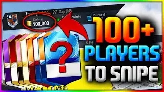 FIFA 17 | 100+ PLAYERS TO SNIPE - FIFA 17 MAKE 100K AN HOUR TRADING METHOD *BEST SNIPING FILTERS*