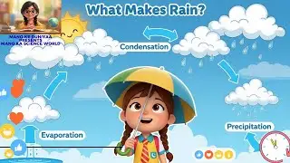 Why Does It Rain? 🌧️ | Fun Science for Kids | Mano Ka Science World | Learn with Mano