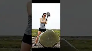Tundra ASMR &mdash; cold air, slow strike, hollow stone revealed 🌬️🪨