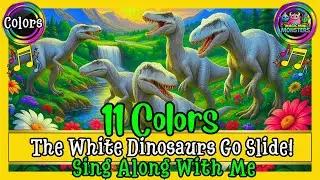The White Dinosaurs Go Slide! | Magic Mini Monsters | #magicminimonsters