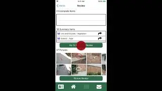 Reviewing an Inspection in the App