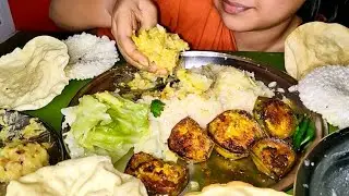 EATING/ ODIA PAKHALA and BENGOLI COMFORT MEAL 😋#food #mukbang #odisha #odia #indian #viral #youtube