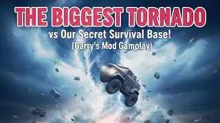 The BIGGEST Tornado vs Our Secret Survival Base! (Gmod Gameplay)