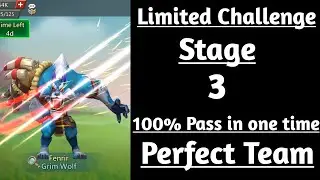 Lords mobile Limited Challenge Bloodlust Stage 3|Grim Wolf Stage 3|Fenrir Stage 3