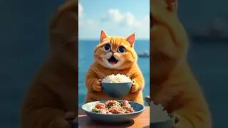 Cat Throwing Octopus #cateating #cat #cutecat #catshorts #catlife #music