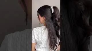 Cute easy hairstyles for straight and curly hair 😍✨ #hairstyles #hairtutorial #hair #explorepage