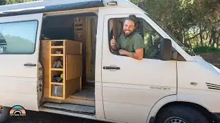 DIY Diesel Sprinter Camper Van Tiny Home - Fulltime Travel & Work On The Road