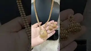 pink and  green saree matching jewellery #apcm#jewellery#shopping#minivlog#ytshorts#trendingonshorts