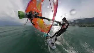 Windsurf spirit: Du Joran à St. Blaise, Neuchâtel, Switzerland 2022-06-30
