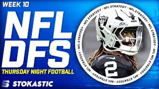 Raiders vs Broncos Showdown Strategy TNF Week 10 DFS Picks | NFL DFS Strategy