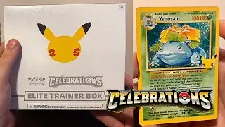*New* Pokemon Celebrations Elite Trainer Box Opening!!