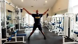 500 jumping jacks unbroken. #Army #cardio #ACFT