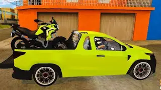 🚗💥 Picape Rebaixada + Moto na Caçamba? Deu Ruim ou Deu Bom?! 
