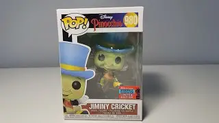 Disney Pinocchio Funko Pop #980 Jiminy Cricket NYCC 2020 Fall Convention Amazon Exclusive!
