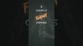 5 Simple, Flashy Opens #balisongflipping #balisongtricks #balisongcommunity #bbbarfly #bbfirefly