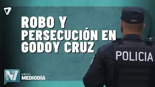 PERSECUCIÓN policial en Godoy Cruz terminó con cuatro DETENIDOS