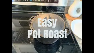 Pot Roast with Potatos-Onions-Wine-Chuck Roast-S&P-Anything Tomato-Roaster-Sunday Dinner