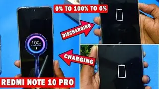 Redmi Note 10 Pro Battery Drain Test and Charging Test🔋⚡ | Redmi Note 10 Pro Battery Drain Test