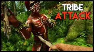 Attacking a TRIBE w/ BOW AND ARROW! (Green Hell Gameplay Part 5)