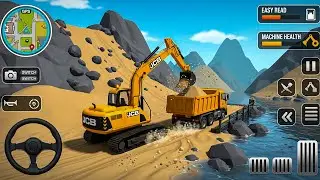 JCB Construction Simulator 3D - Real JCB Excavator Crane Game - Android Gameplay