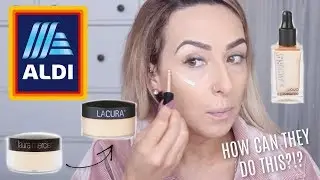 TESTING ALDI MAKEUP | FIRST IMPRESSIONS, HIGH END DUPES?