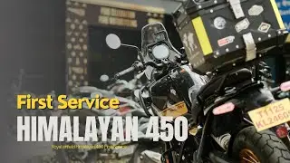 Himalayan 450 First Service Malayalam | First Service Cost in 2025