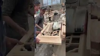 New Chinese antique doors and windows Antique doors and windows Solid wood lattice Chinese