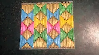 Tejido de rafia y malla || Rafia Manualidades