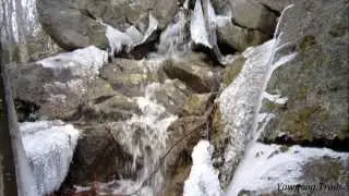 Waterfall at Peg Mill Site in Voluntown, CT