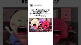 Mfs acting whenthe light out for 0.0001269 seconds at school  #memes #memesdaily#funny #meme #comedy