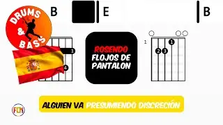 Rosendo - Flojos De Pantalon &bull; Bass & Drums | Scrolling Guitar Chords & Lyrics