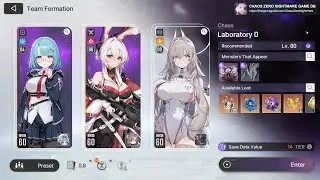 Laboratory 0 &mdash; Difficulty VIII (13 TIER) 【Mika Selena Sereniel】 | Chaos Zero Nightmare