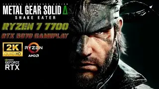 Metal Gear Solid Delta: Snake Eater 2K resolution [Ryzen 7 7700 RTX 5070] gameplay