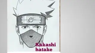 Kakashi Hatake easy drawings#naruto manga and anime series# fictional charecter