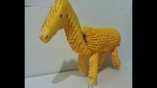 3D ORIGAMI HORSE  !!!