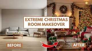 Extreme Christmas Room Makeover! 🎅 Before & After | Dubai Renovation