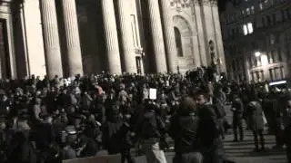 Occupy London, Police clashes with peaceful protesters. 15 October 2011.