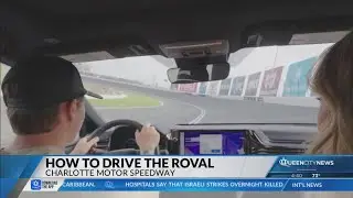Xfinity driver demonstrates how to drive the Charlotte Motor Speedway ROVAL