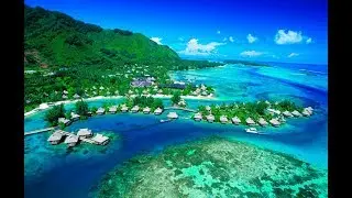 Острова Таити. Tahiti Islands on Bell 412