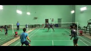 (1069) Vishal & Raju (Nepal) vs. Ayush & Abhishek (27-25 Powerful Game 37) #badminton #doubles #iitr
