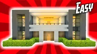 Minecraft: Cara Membuat Rumah Modern Minimalis Mudah Dan Simple #15