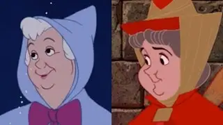 Disney Doppelgangers: Fairy Godmother & Flora